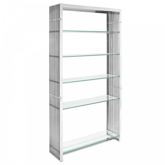 Gridiron Stainless Steel Bookshelf