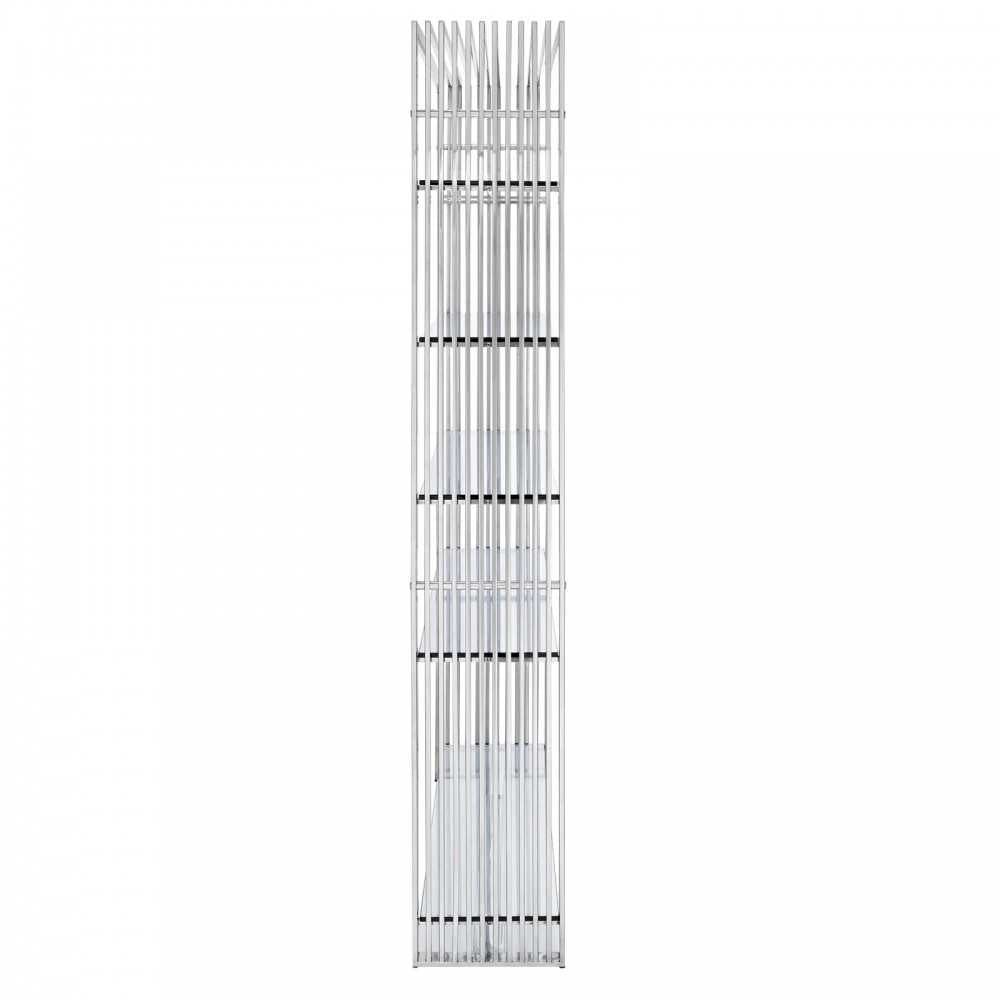 Gridiron Stainless Steel Bookshelf