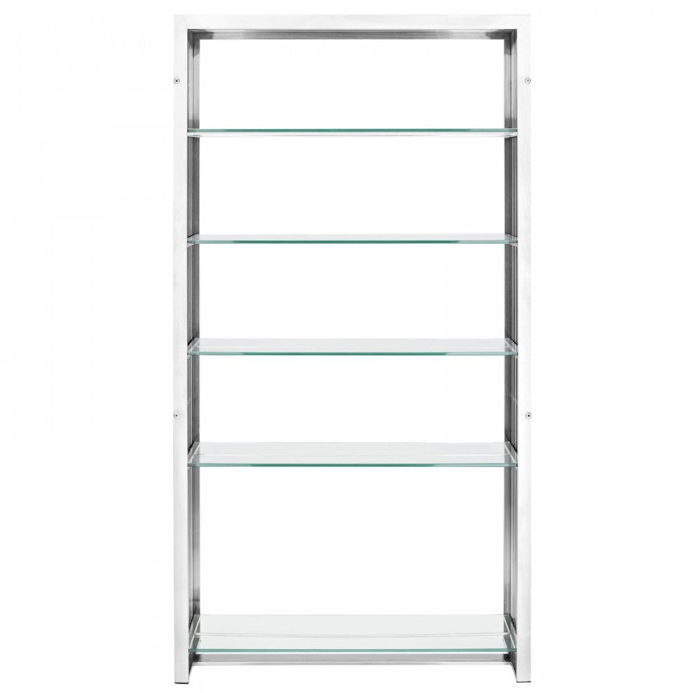 Gridiron Stainless Steel Bookshelf