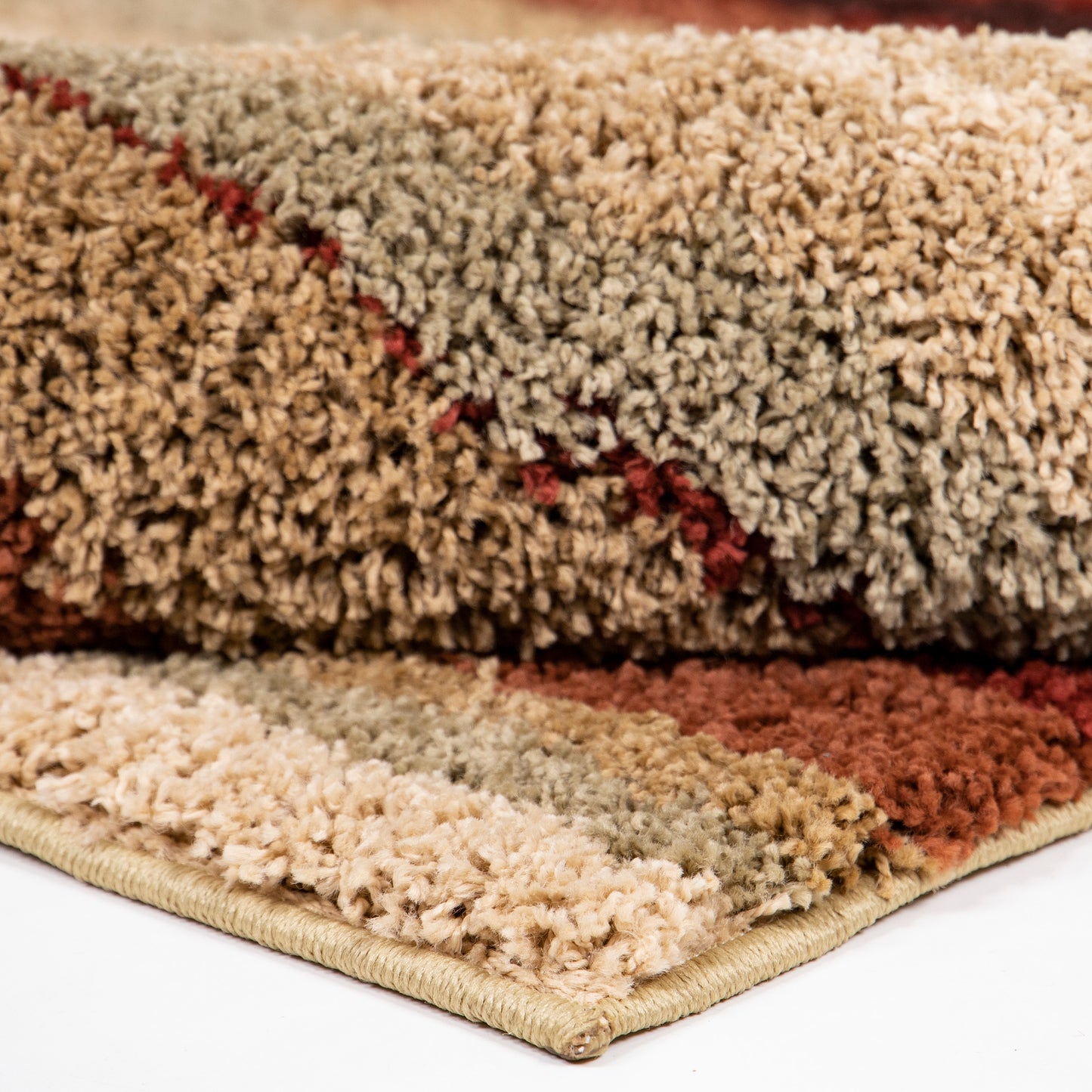 Orian Impressions Shag Sundown Red 63"X90"