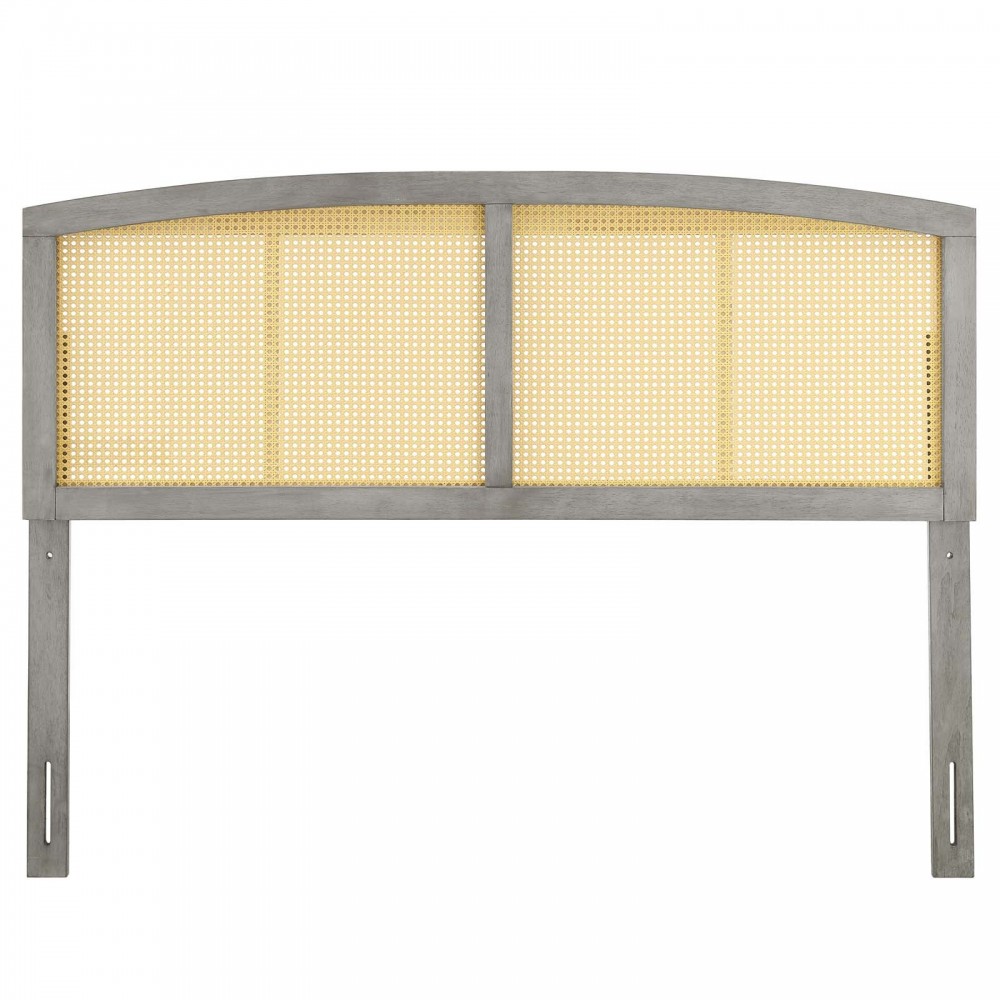 Halcyon Cane Full Headboard, Gray