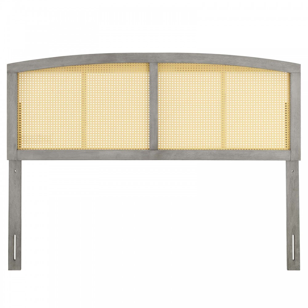 Halcyon Cane King Headboard, Gray