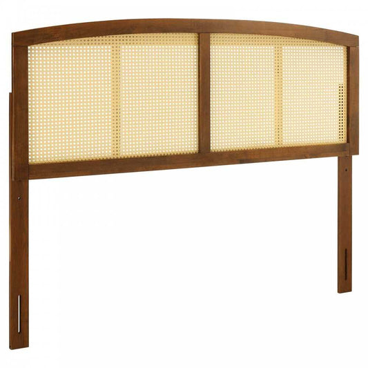 Halcyon Cane King Headboard, Walnut
