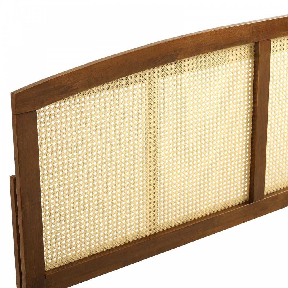 Halcyon Cane King Headboard, Walnut