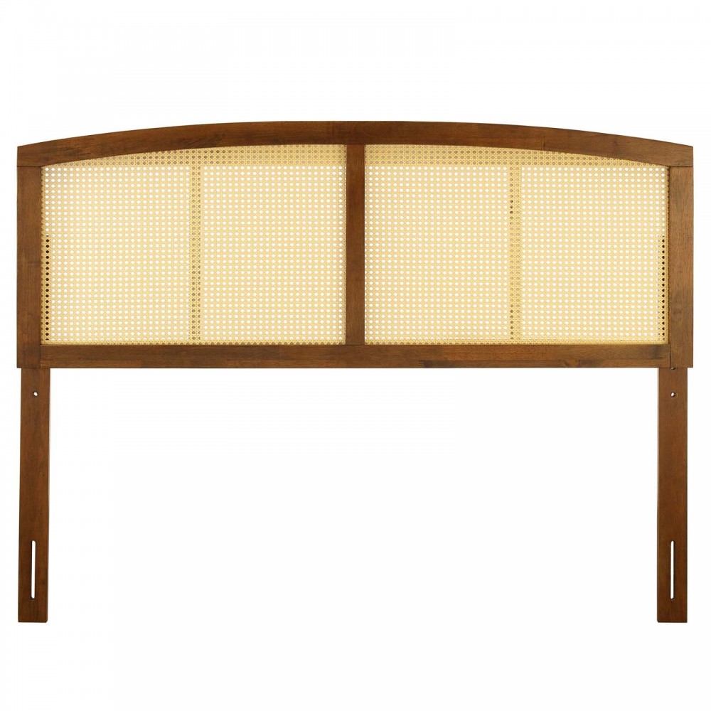 Halcyon Cane King Headboard, Walnut