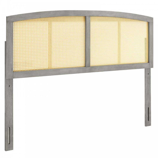 Halcyon Cane Queen Headboard, Gray