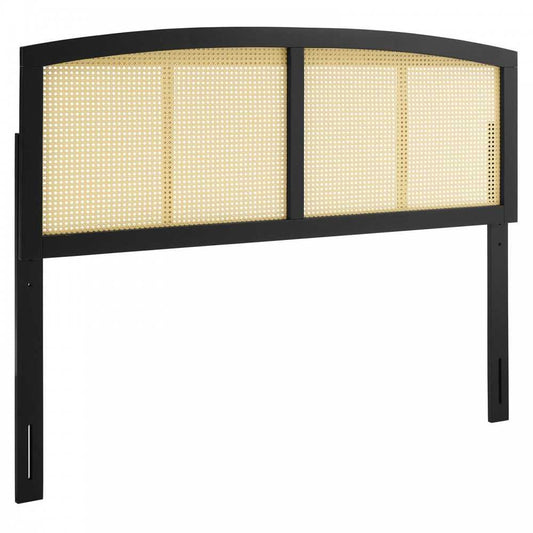Halcyon Cane Queen Headboard, Black