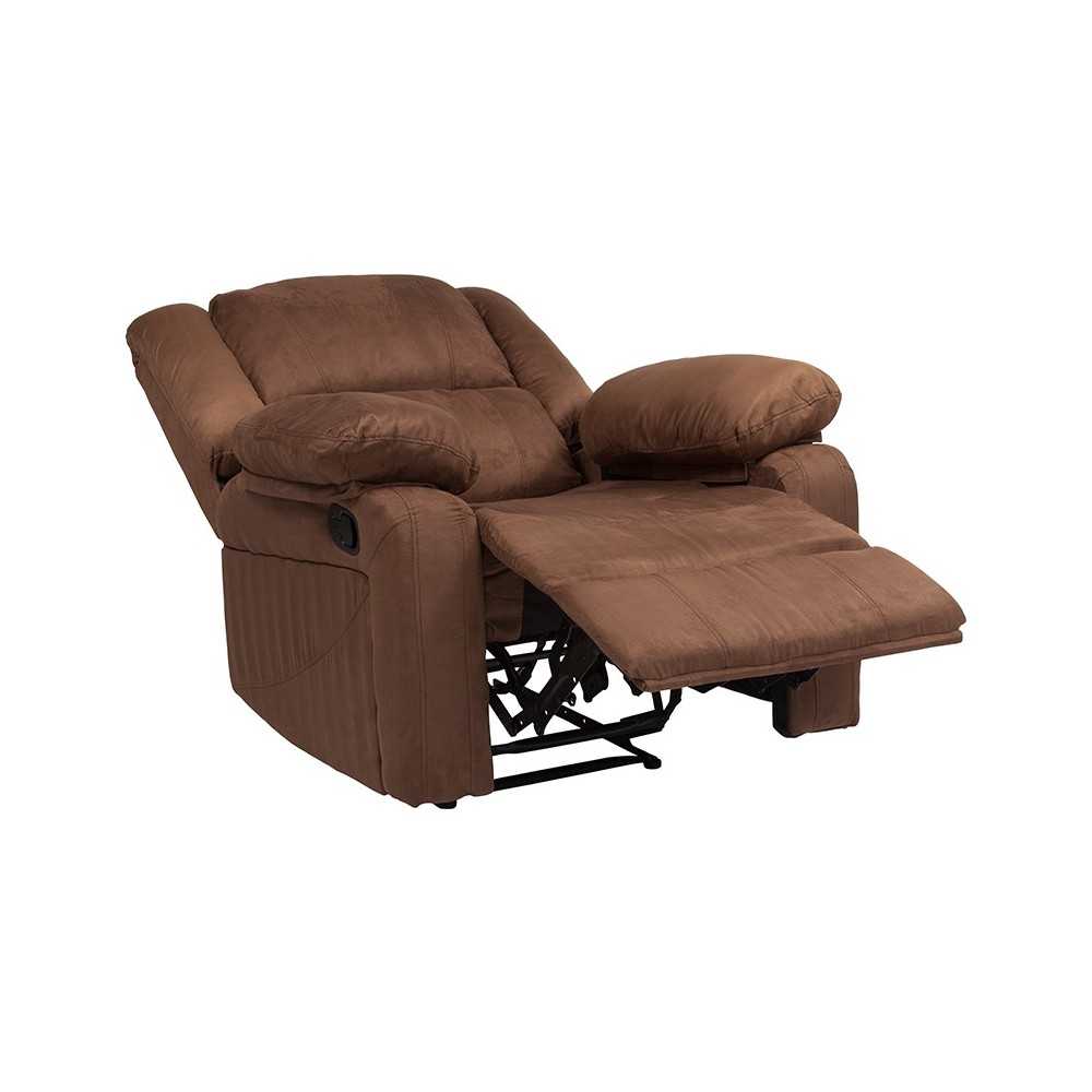 Harmony Series Chocolate Brown Microfiber Recliner