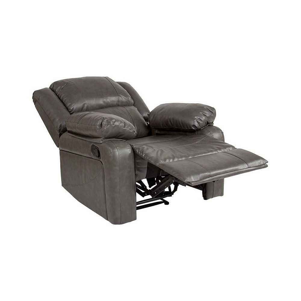 Harmony Series Gray LeatherSoft Recliner