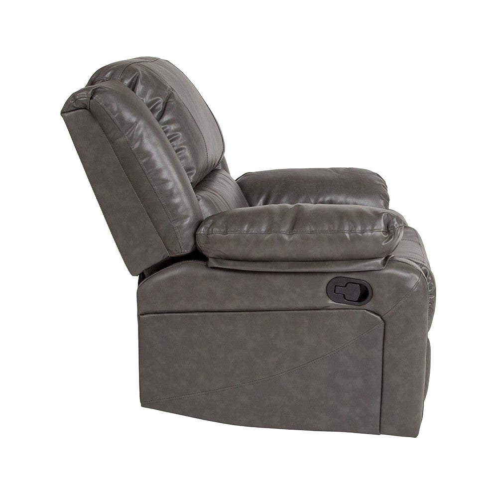 Harmony Series Gray LeatherSoft Recliner