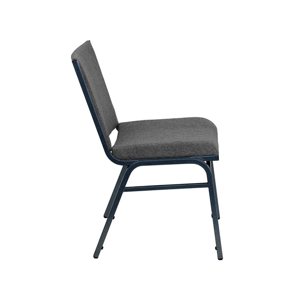 Heavy Duty Gray Fabric Stack Chair
