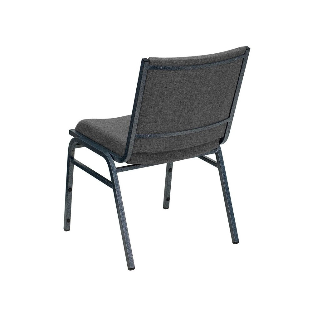 Heavy Duty Gray Fabric Stack Chair