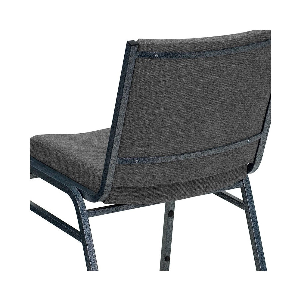 Heavy Duty Gray Fabric Stack Chair