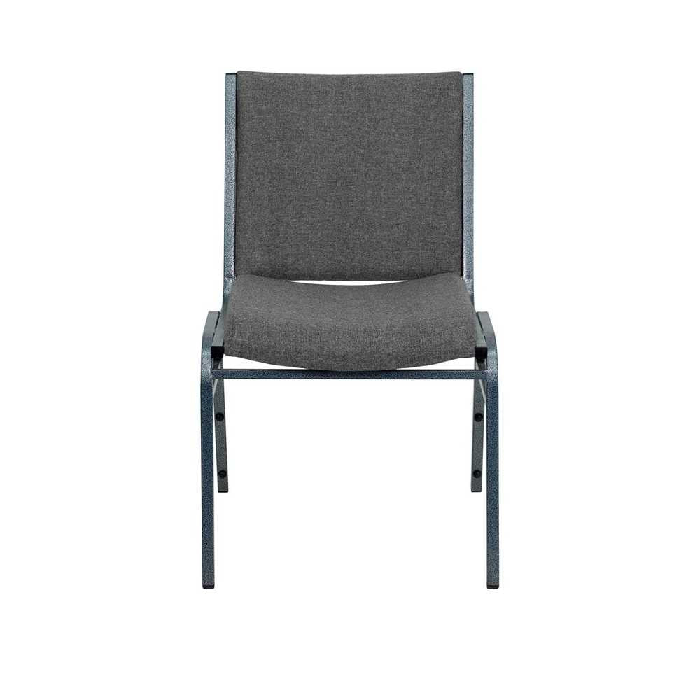 Heavy Duty Gray Fabric Stack Chair
