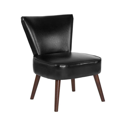 HERCULES Holloway Series Black LeatherSoft Retro Chair