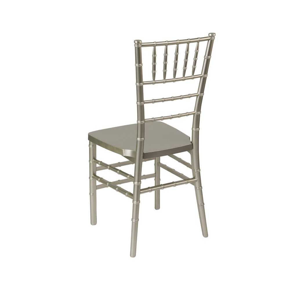 HERCULES PREMIUM Series Champagne Resin Stacking Chiavari Chair