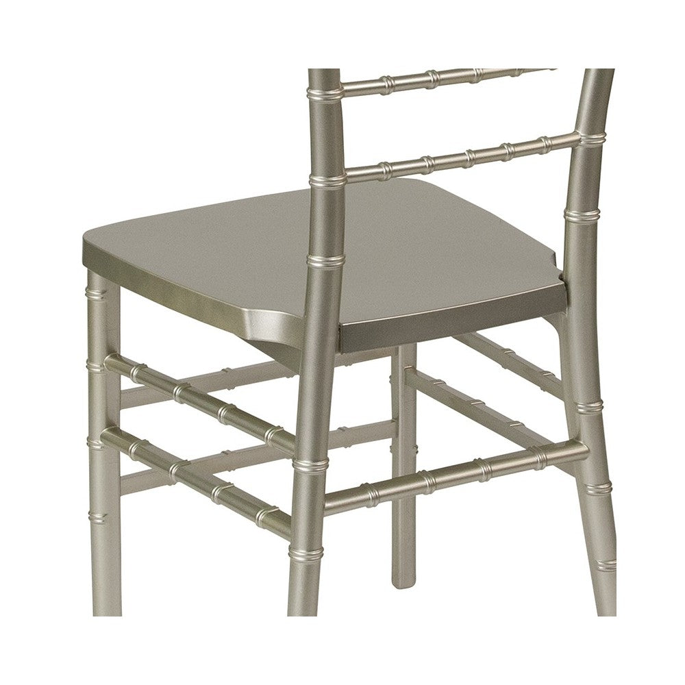 HERCULES PREMIUM Series Champagne Resin Stacking Chiavari Chair