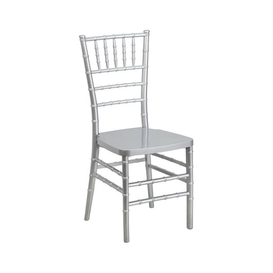 HERCULES PREMIUM Series Silver Resin Stacking Chiavari Chair