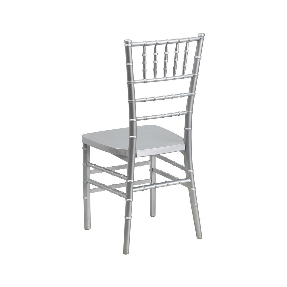 HERCULES PREMIUM Series Silver Resin Stacking Chiavari Chair