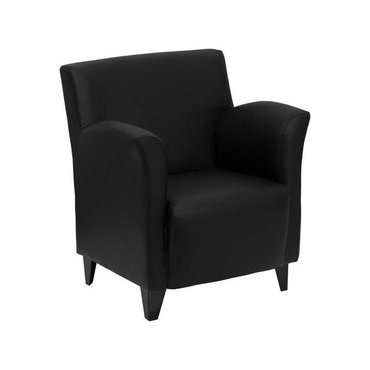 HERCULES Roman Series Black LeatherSoft Lounge Chair