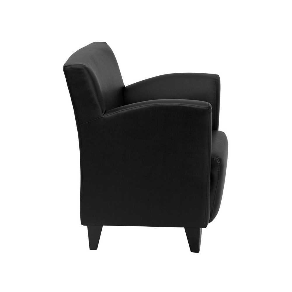 HERCULES Roman Series Black LeatherSoft Lounge Chair