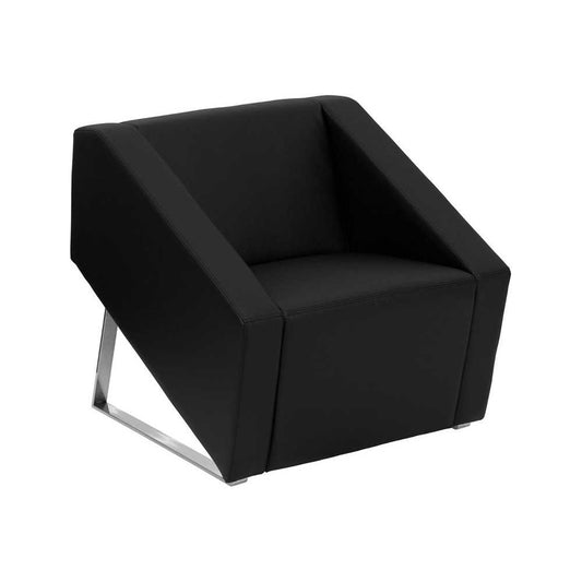 HERCULES Smart Series Black LeatherSoft Lounge Chair