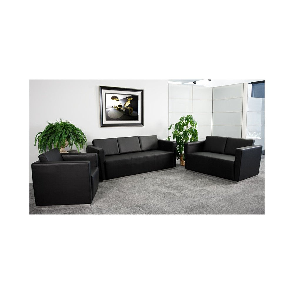 HERCULES Trinity Series Reception Set in Black LeatherSoft