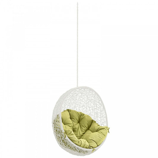 Hide Outdoor Patio Swing Chair Without Stand, White Peridot