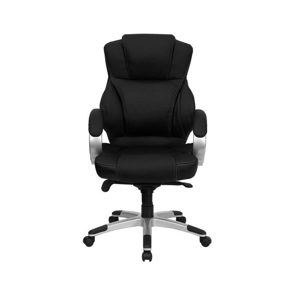 High Back Black LeatherSoft Contemporary Executive Swivel Ergonomic Office Chair