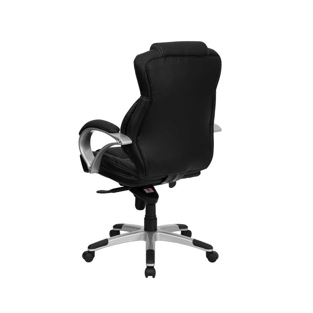 High Back Black LeatherSoft Contemporary Executive Swivel Ergonomic Office Chair