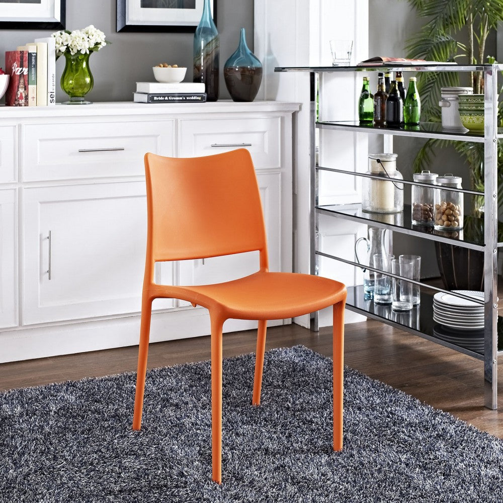 Hipster Dining Side Chair, Orange