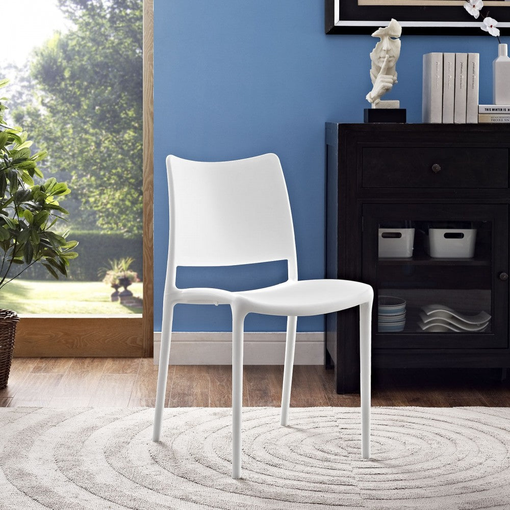Hipster Dining Side Chair, White