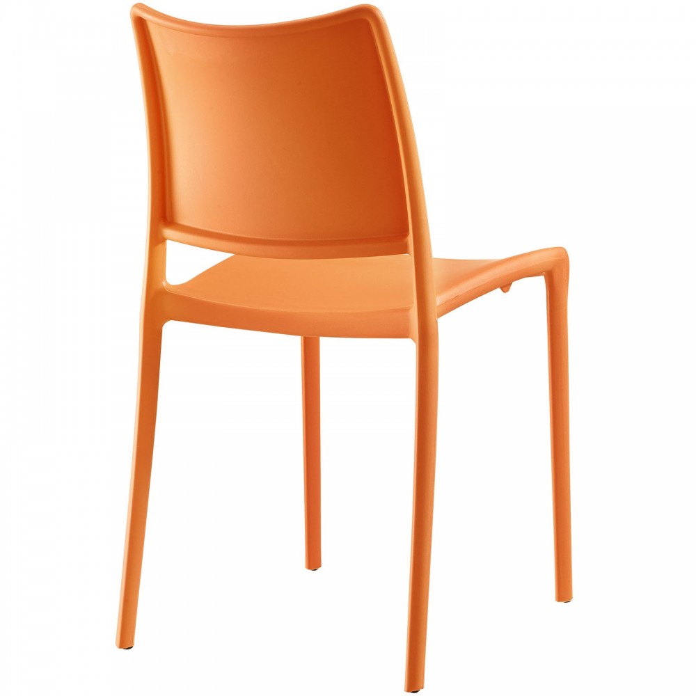 Hipster Dining Side Chair Set of 2, Orange