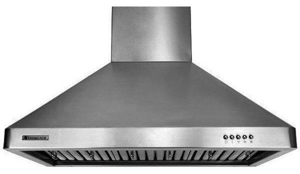 30", LED lights, Baffle Filters W/ Grease Drain Tunnel, 3 Speed Mechanical Controls, 1.0mm Non-Magnetic Stainless Steel Seamless Body, Wall Mount Range Hood