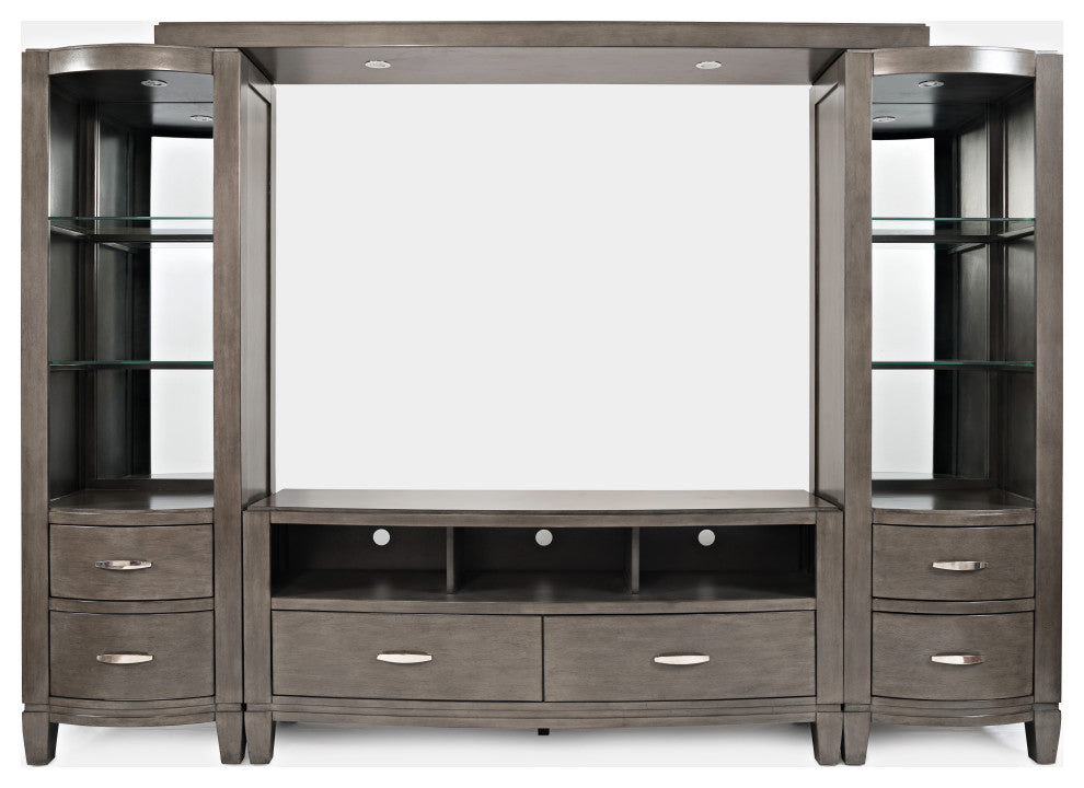 Scarsdale Contemporary Entertainment Center with 70" TV Console and LED Lights (1832-227078KT)