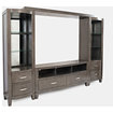 Scarsdale Contemporary Entertainment Center with 70" TV Console and LED Lights (1832-227078KT)