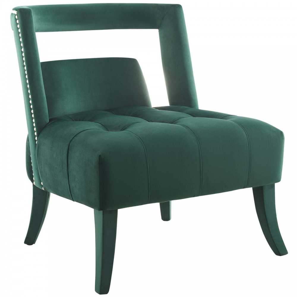 Honor Armchair Performance Velvet Set of 2, Green