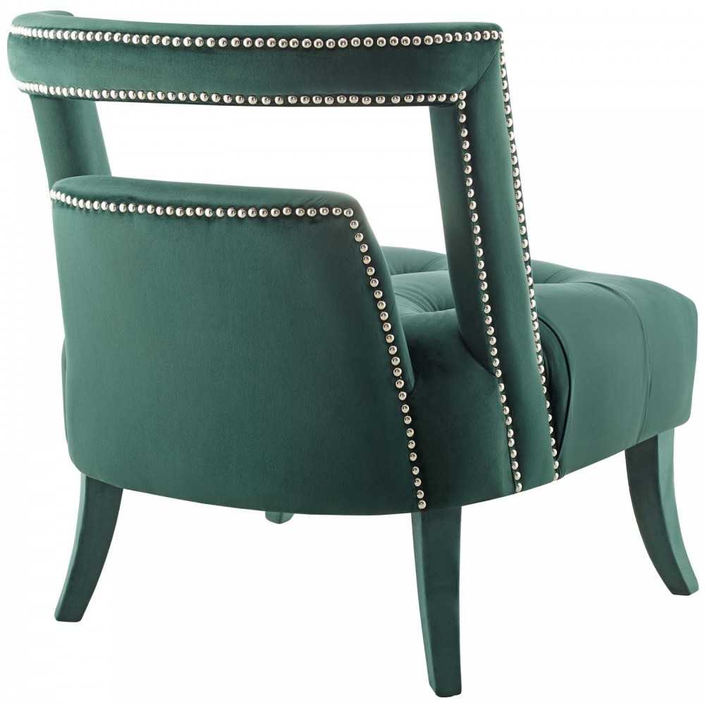 Honor Armchair Performance Velvet Set of 2, Green