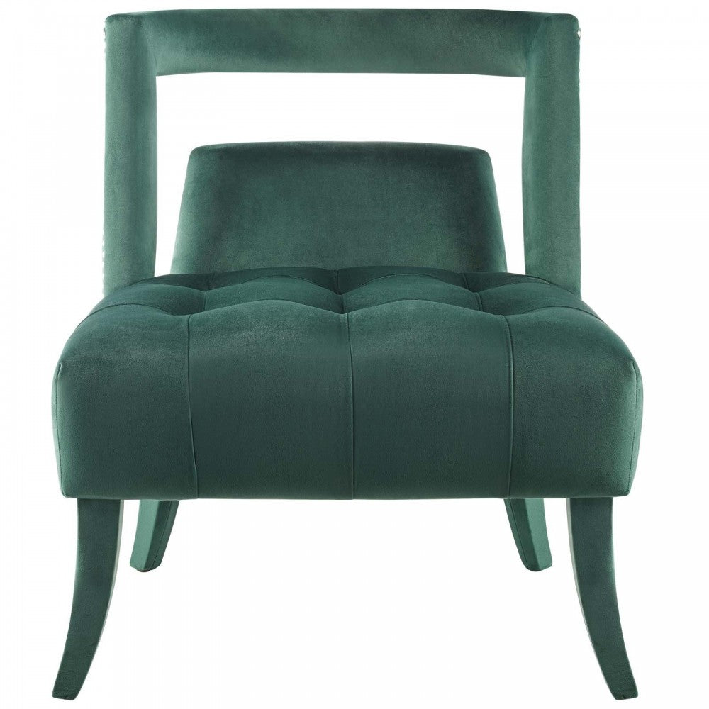 Honor Armchair Performance Velvet Set of 2, Green