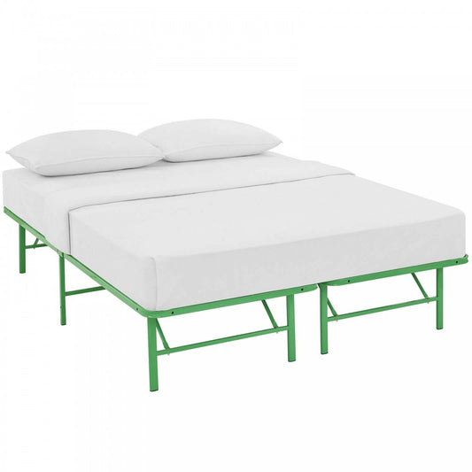 Horizon Full Stainless Steel Bed Frame, Green