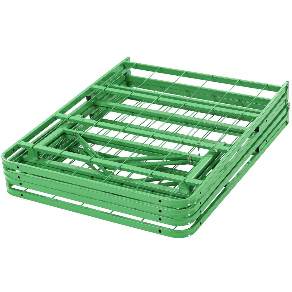 Horizon Full Stainless Steel Bed Frame, Green