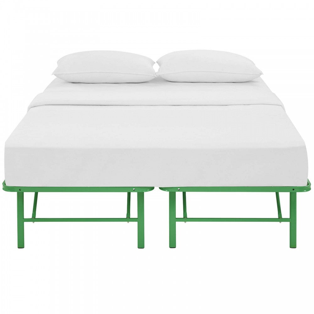 Horizon Full Stainless Steel Bed Frame, Green