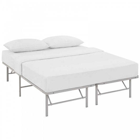 Horizon Full Stainless Steel Bed Frame, Gray