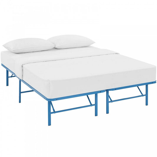 Horizon Full Stainless Steel Bed Frame, Light Blue