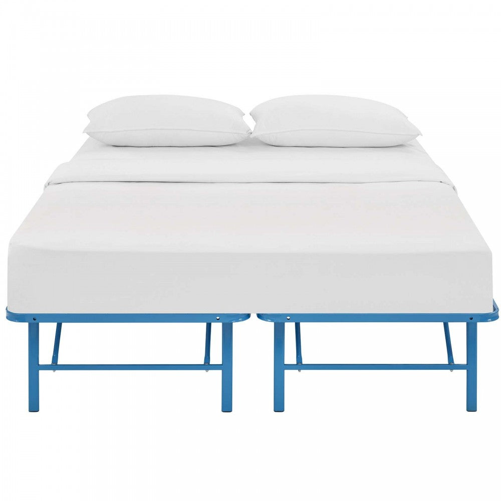 Horizon Full Stainless Steel Bed Frame, Light Blue