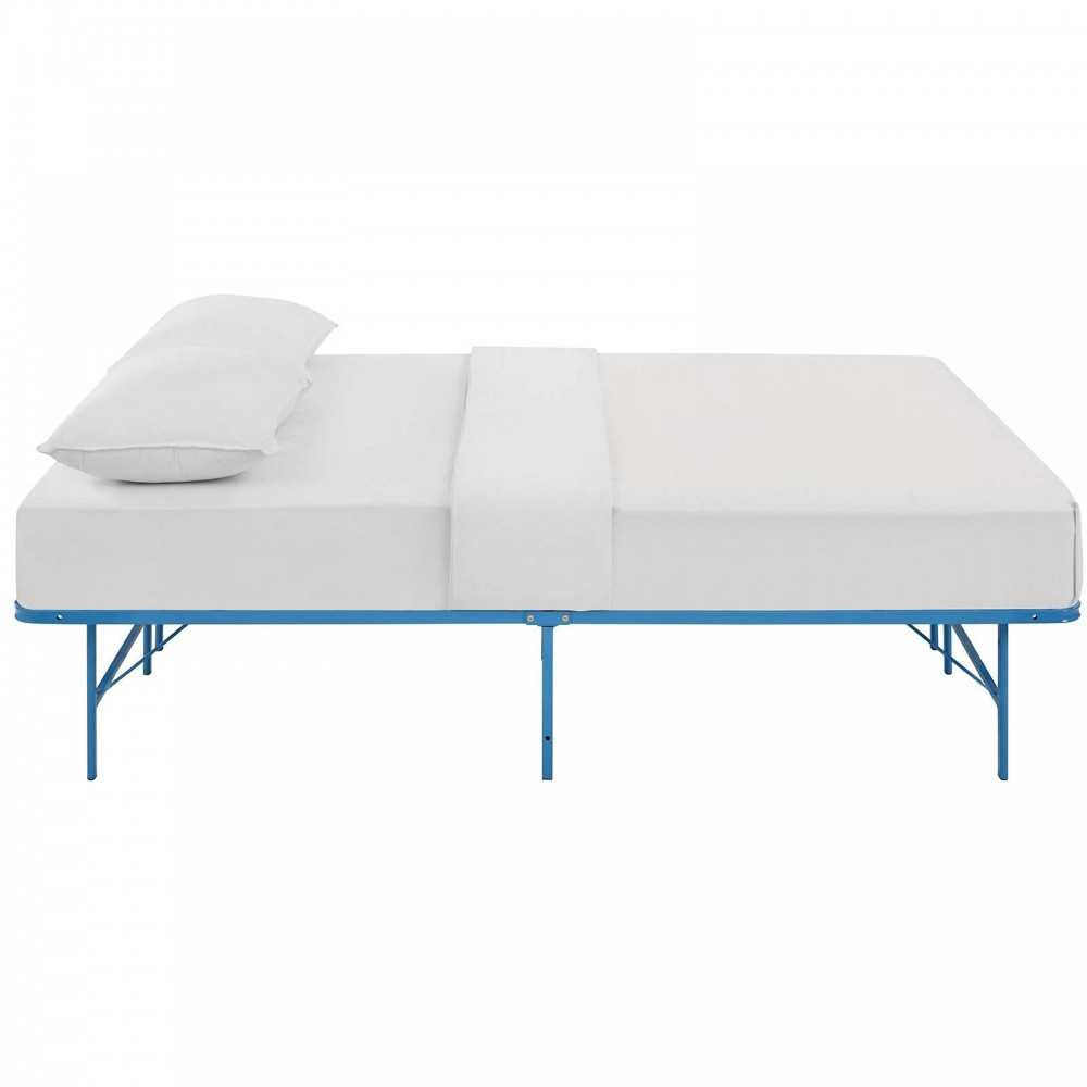 Horizon Full Stainless Steel Bed Frame, Light Blue