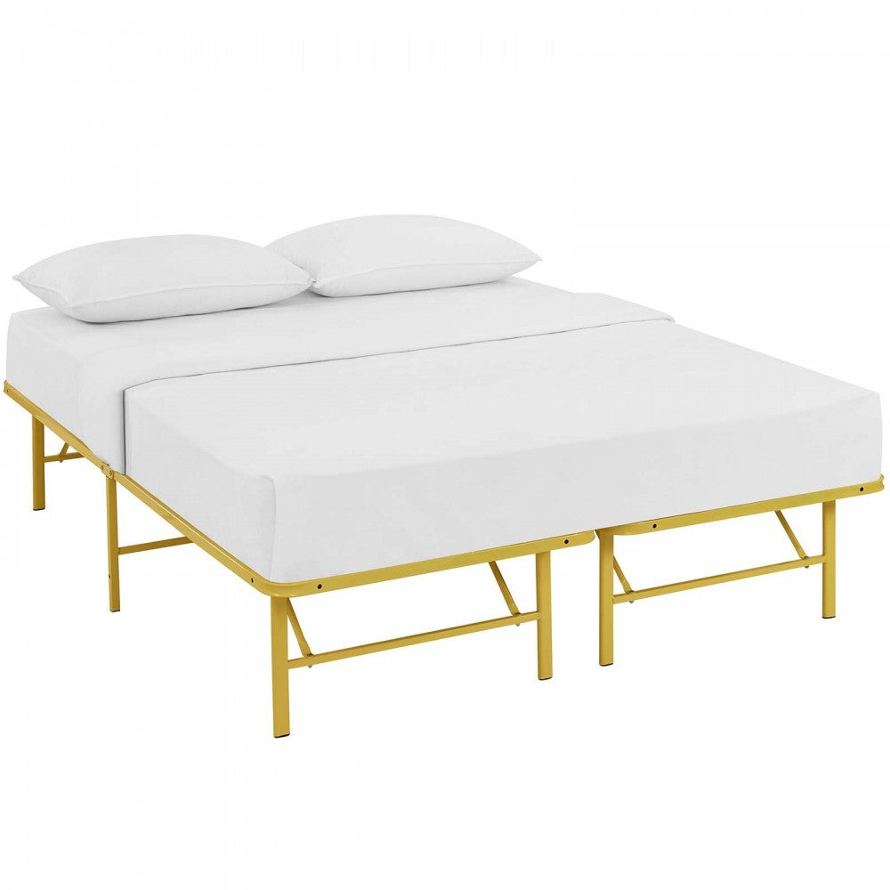 Horizon Full Stainless Steel Bed Frame, Yellow