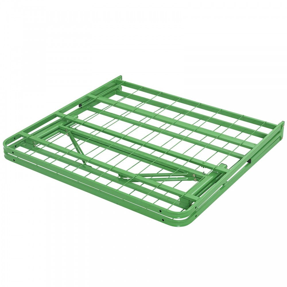 Horizon Twin Stainless Steel Bed Frame, Green