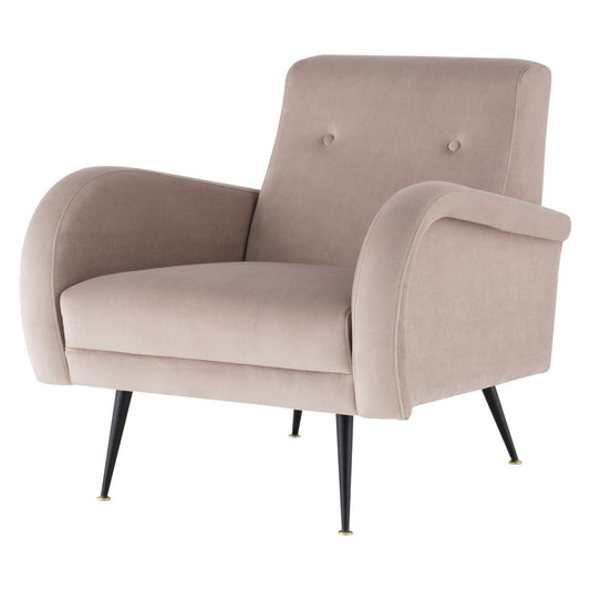 Hugo Blush Fabric Occasional Chair