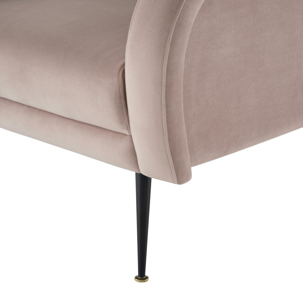 Hugo Blush Fabric Occasional Chair